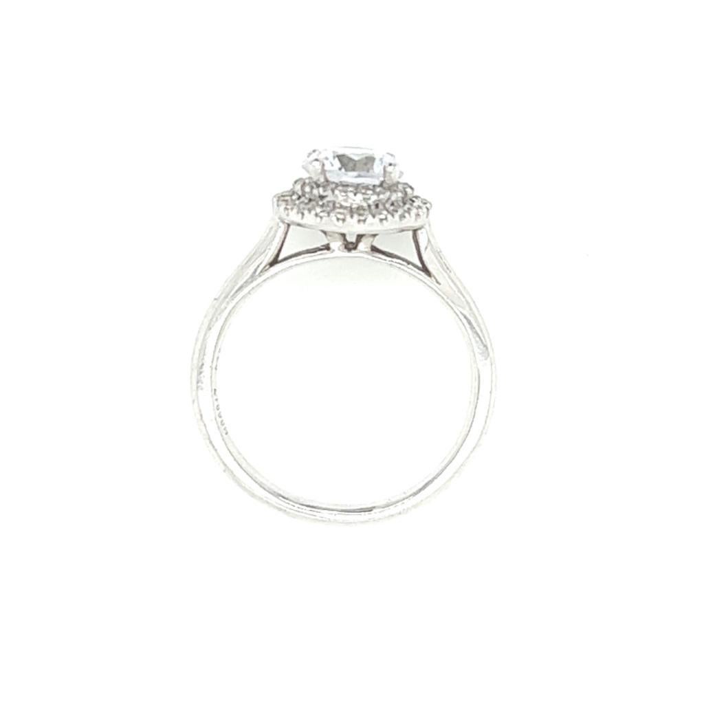For Sale:  GIA Certified 1.5 Carat Round Brilliant Diamond Ring in Platinum 6