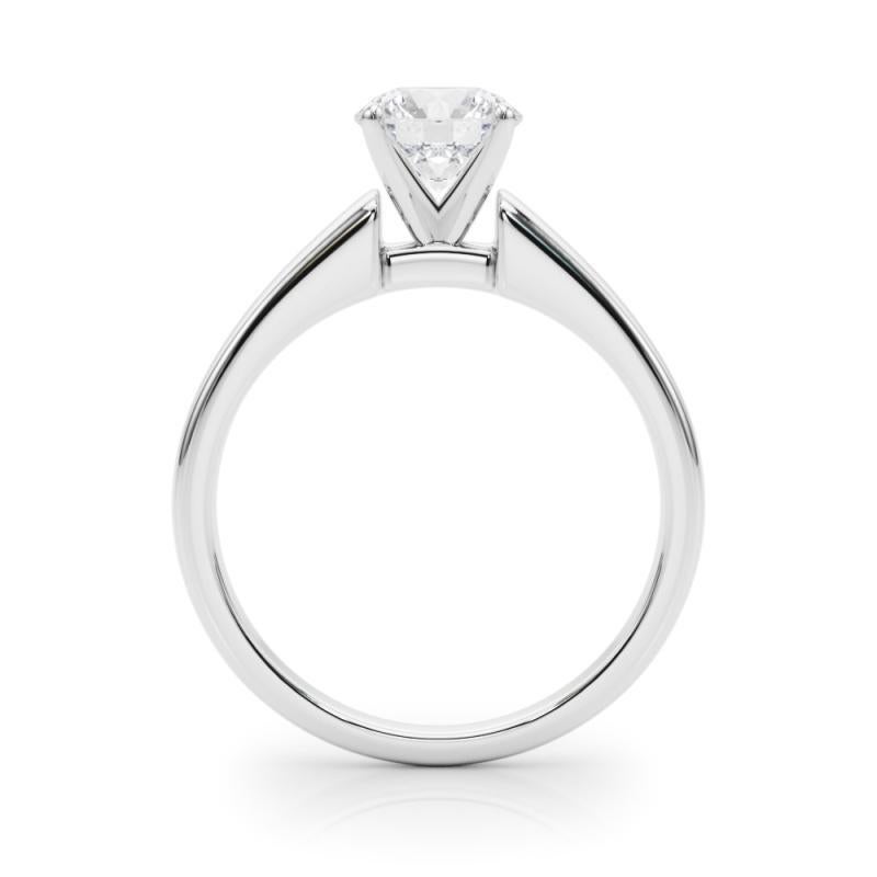 Bague solitaire classique à diamants ronds de 1,5 carat certifiée GIA Neuf - En vente à New York, NY