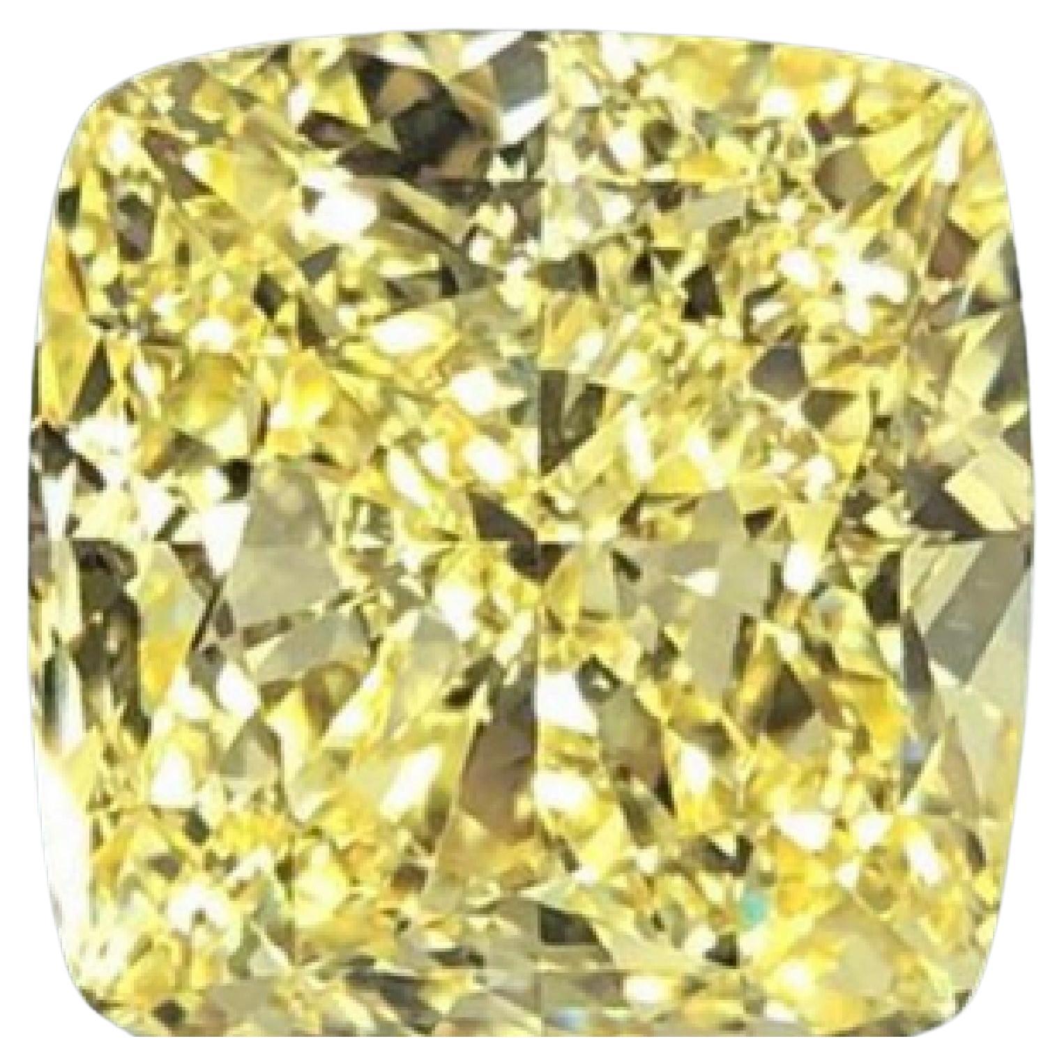 GIA Certified 15 Carat Cushion Cut Diamond Platinum Ring For Sale at ...