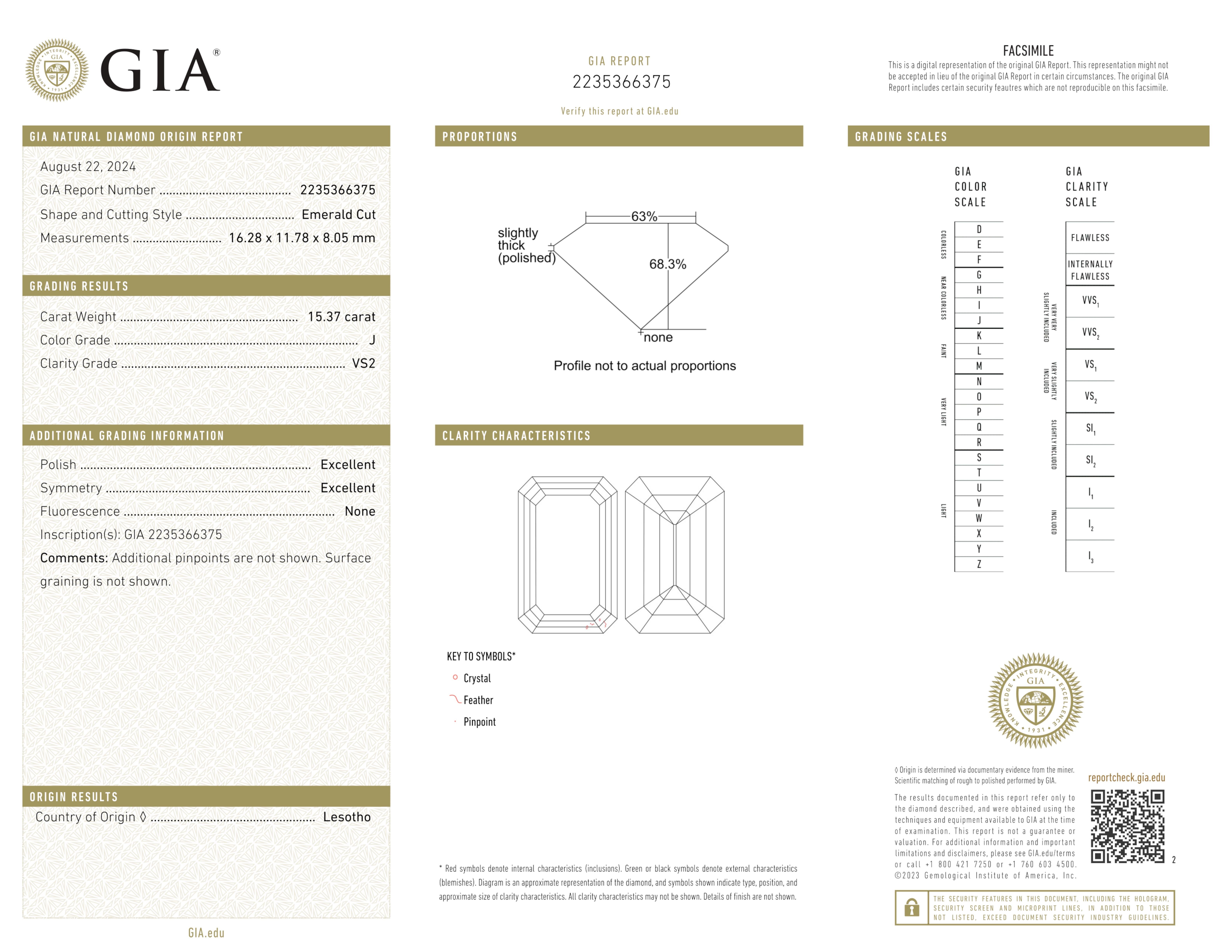 Bague en platine certifiée GIA avec 15 diamants taille émeraude Neuf - En vente à Chicago, IL