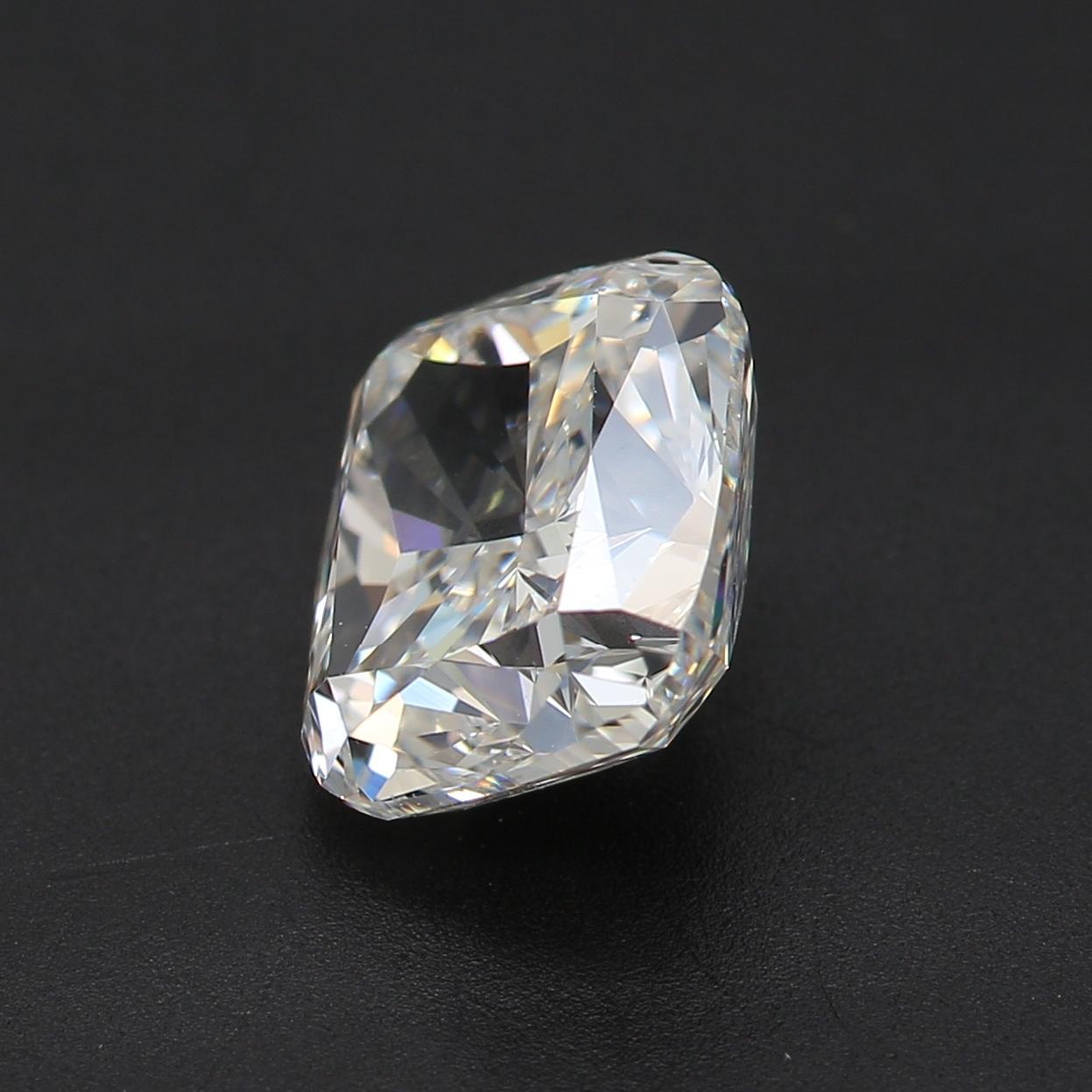 Cushion Cut GIA Certified 1.50 Carat D Colour VS1 Clarity Diamond For Sale