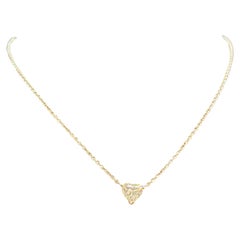GIA Certified 1.50 Carat D VS1 Heart Shape Diamond Necklace in 18K White Gold