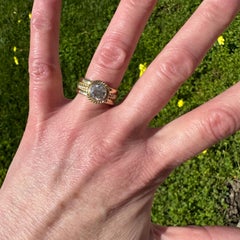 Diamante de 1,50 quilates certificado por el GIA en oro amarillo de 18 quilates Banda con bisel y solitario