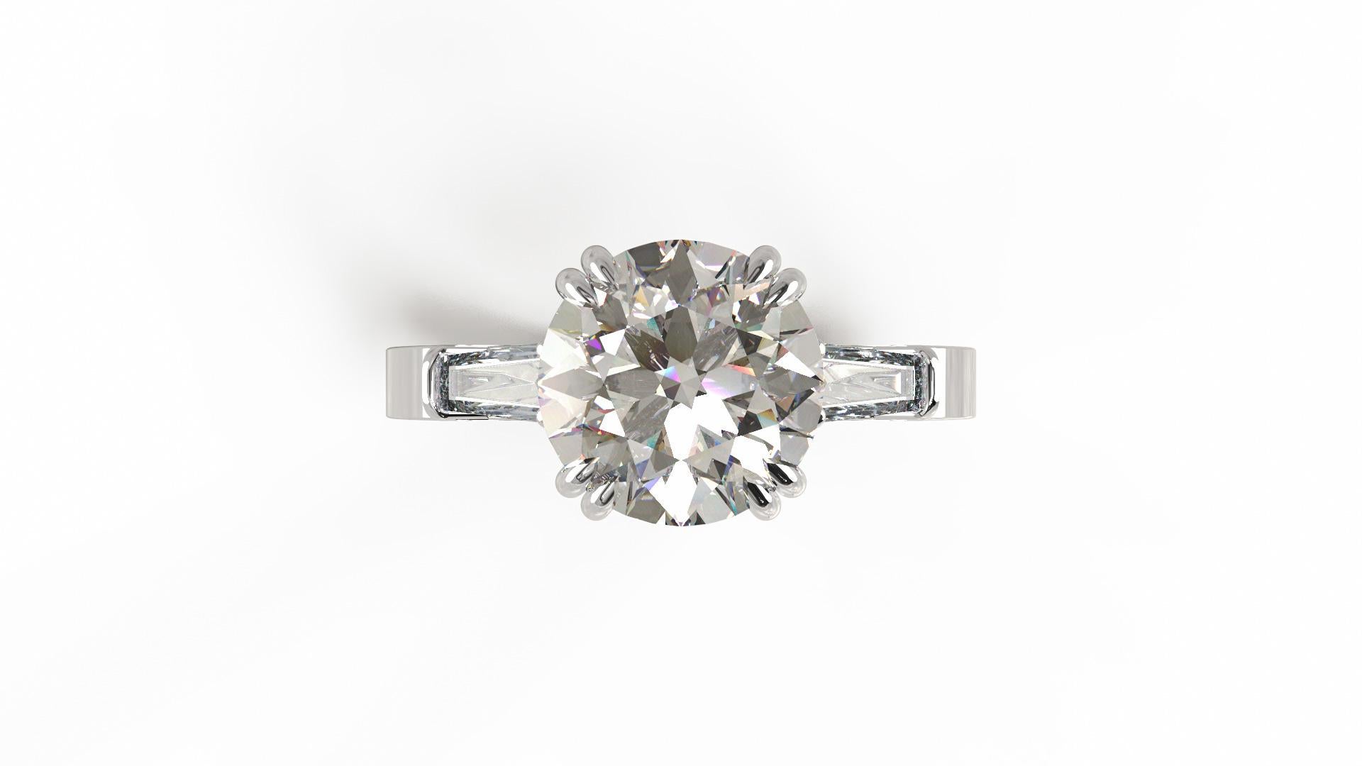 Featured here is an excellent cut GIA certified diamond with a perfect color and clarity combination for an engagement ring! This 2ct round brilliant cut diamond has been cut to excellent proportions and it has fantastic light performance! Its