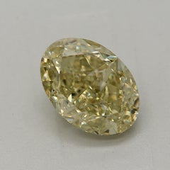 Diamant certifié par le GIA, 1,50 carat, couleur « Fancy Brownish Greenish Yellow », pureté VS2