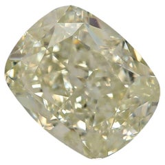 Diamante certificato GIA da 1,50 carati, colore “Fancy Light Grayish Greenish Yellow”, purezza VS2