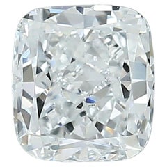 GIA Certified 1.50 Carat Fancy Light Greenish Blue Cushion Cut Loose Diamond