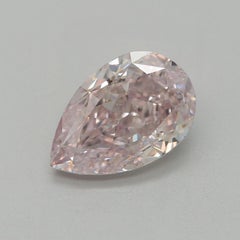 GIA Certified 1.50 Carat Fancy Light Orangy Pink SI2 Clarity Diamond
