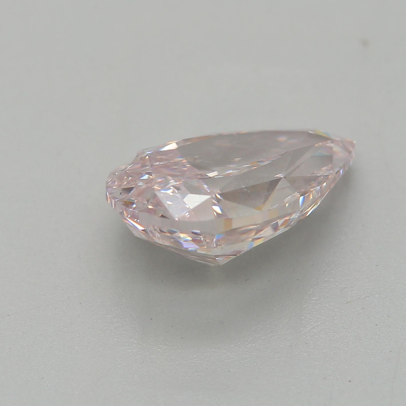 GIA Certified 1.50 Carat Fancy Light Orangy Pink SI2 Clarity Diamond In New Condition For Sale In บางรัก, TH