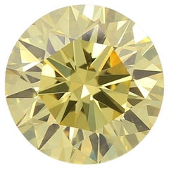 GIA-zertifizierter 1,50 Karat Fancy Vivid Yellow VS1 Reinheit Diamant
