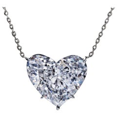 GIA Certified 2.20 Carat Heart-Shape Diamond E Color VS2 Clarity