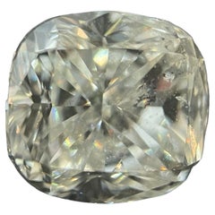 Gia Certified 1.50 Carat I Si2 Cushion Brilliant Diamond