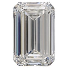 GIA-zertifizierter 1,50 Karat langer loser Diamant im Smaragdschliff