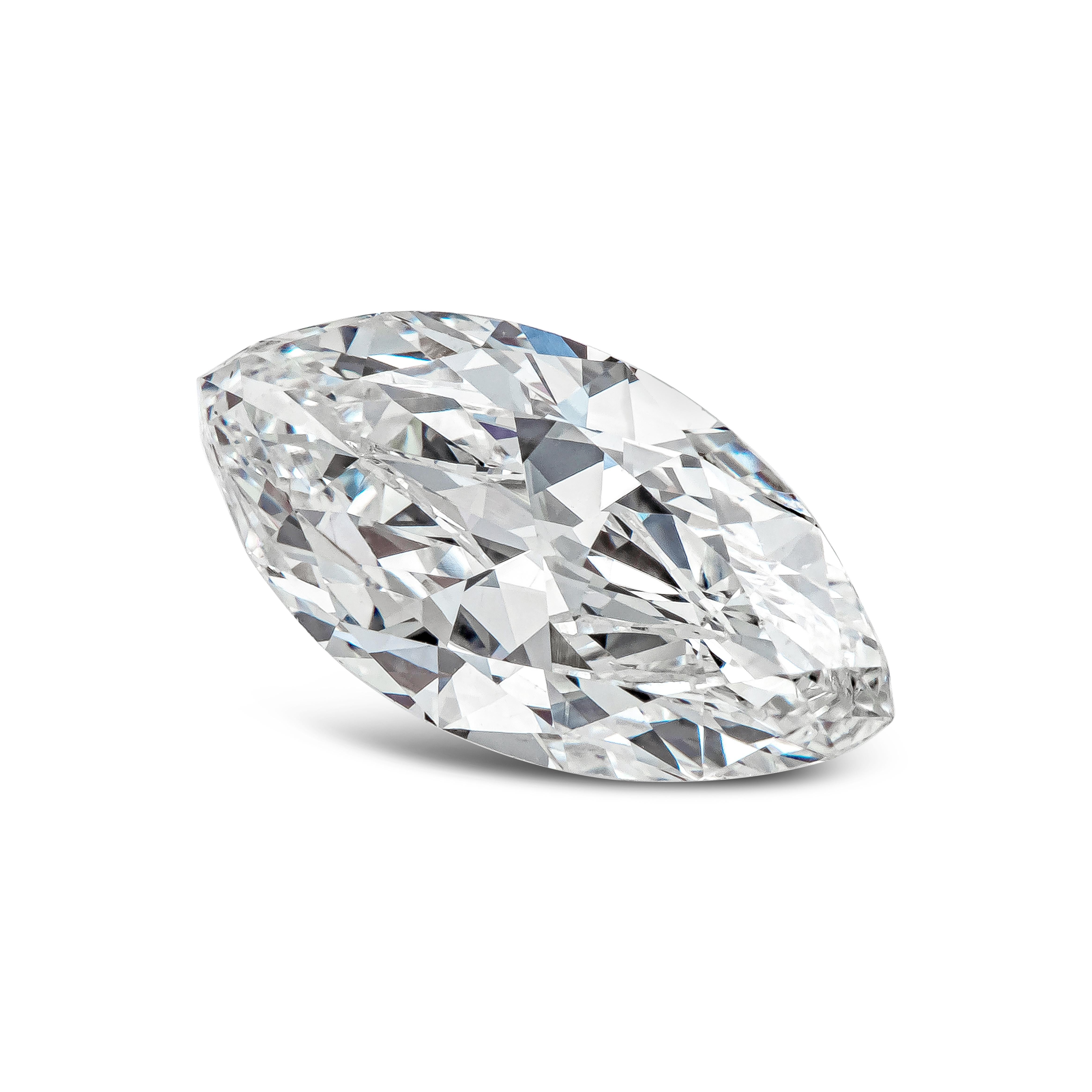 GIA-zertifizierter 1,50 Karat Marquise-Diamant Loser Stein (Marquiseschliff) im Angebot