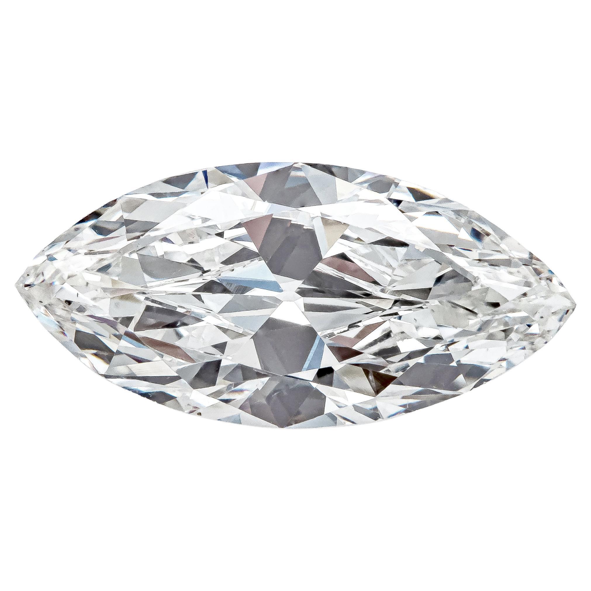 GIA Certified 1.50 Carat Marquise Diamond Loose Stone For Sale