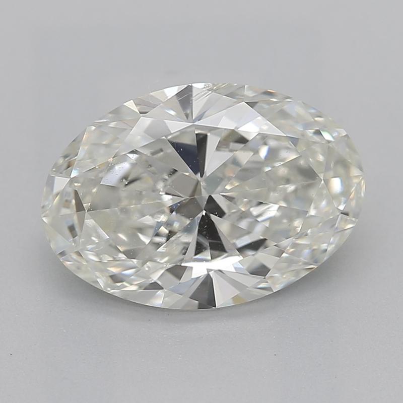 Handcrafted in New York, this exquisite diamond ring features a captivating oval diamond center stone weighing 1.50. Graded I and SI2 , the diamond radiates exceptional brilliance and fire, making it a standout piece in any collection. Crafted in