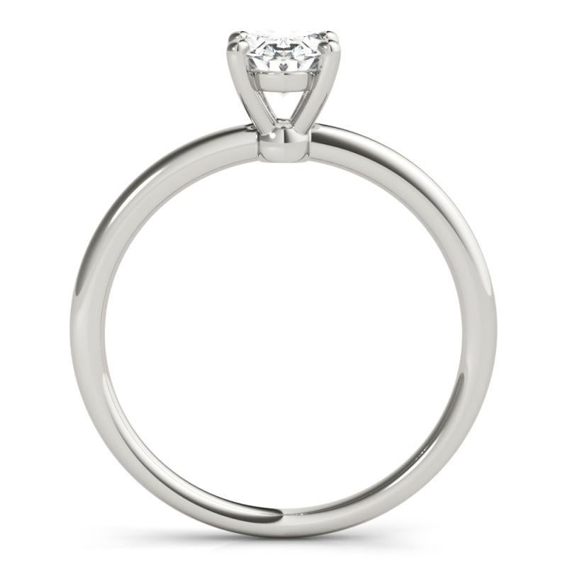 GIA Certified 1.50 Carat Oval Solitaire Four-Prong  Diamond Ring In New Condition For Sale In New York, NY