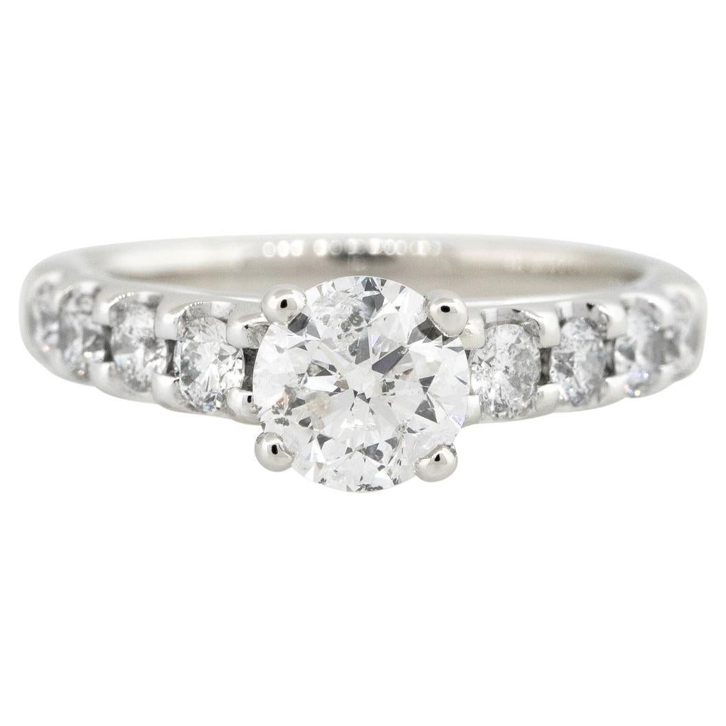 GIA Certified 1.50 Carat Round Diamond Engagement Ring 14 Karat in Stock
