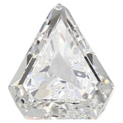 Gia zertifizierter 1,50 Karat Weißer Modified Schild Step Cut Loser natürlicher Diamant