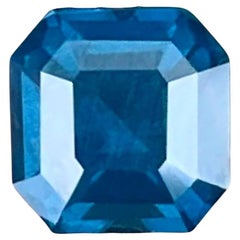 GIA Certified 1.50 carats Cobalt Blue Spinel Stone Step Cut Natural Gemstone