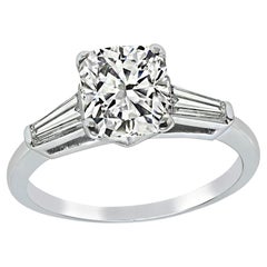 Vintage GIA Certified 1.50ct Diamond Engagement Ring