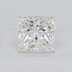 GIA Certified 1.50ct Princess Three-Stone Geometric Bezel Diamond Ring