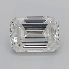 GIA Certified 1.51 Carat Basket Set Emerald Curved Band Diamond Ring