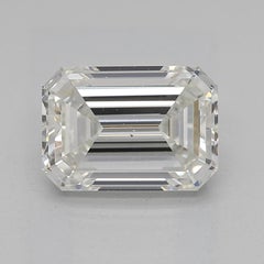 GIA Certified 1.51 Carat Emerald Diamond Halo  Diamond Ring