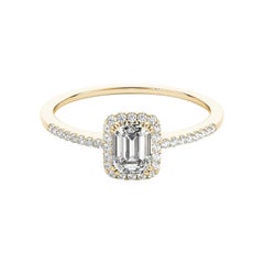 GIA Certified 1.51 Carat Emerald Halo Filigree Basket Diamond Ring