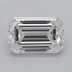 GIA Certified 1.51 Carat Emerald Halo Pave 18K White Gold Diamond Ring