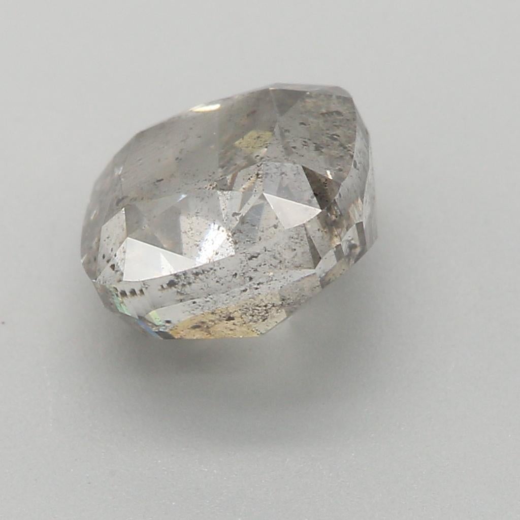 GIA-zertifiziert 1,51 Karat Fancy Dunkelgrauer I2 Reinheit Diamant im Zustand „Neu“ im Angebot in บางรัก, TH