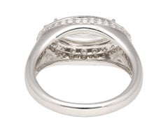 GIA Certified 1.50 Carat Marquise Cut Diamond 18K White Gold Unisex Ring