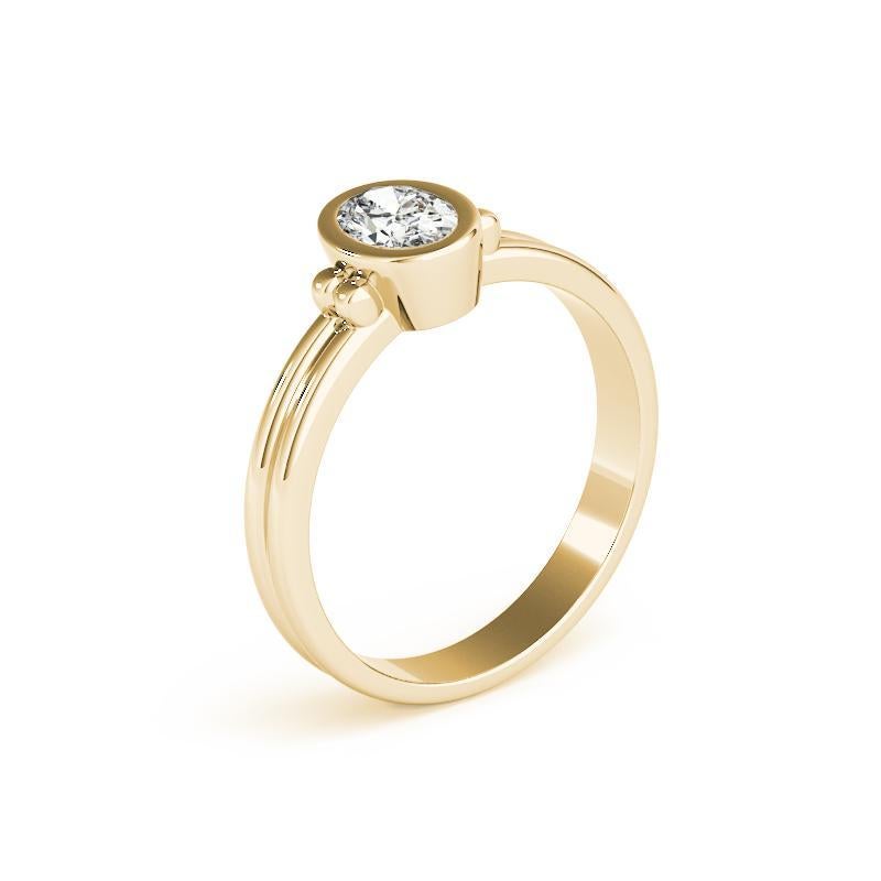 Donna Anello con diamante a doppia fascia con castone ovale solitario certificato GIA da 1,51 carati in vendita