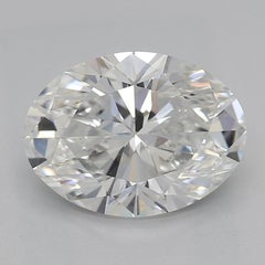 GIA Certified 1.51 Carat Oval Halo Multi-Row  Diamond Ring
