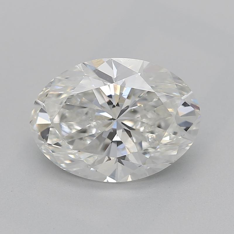 Ein strahlender Diamantring mit einem atemberaubenden Mittelstein von ovaler Form, der 1,51 wiegt und für seine außergewöhnliche Qualität mit G und SI2 zertifiziert ist. Dieses exquisite Stück ist aus luxuriösem Gelbgold gefertigt und verfügt über
