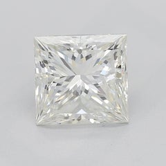 GIA Certified 1.51 Carat Princess 5-Stone Textured Band Diamond Ring