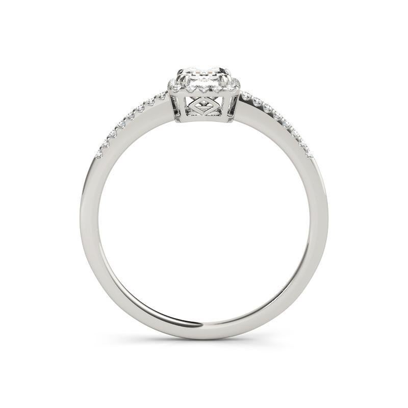 GIA Certified 1.51 Carat Radiant Halo Filigree Basket Diamond Ring In condizioni Nuovo in vendita a New York, NY