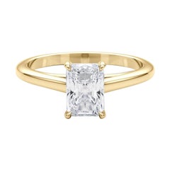 GIA-zertifizierter 1.51 Karat strahlender Solitär-Diamantring