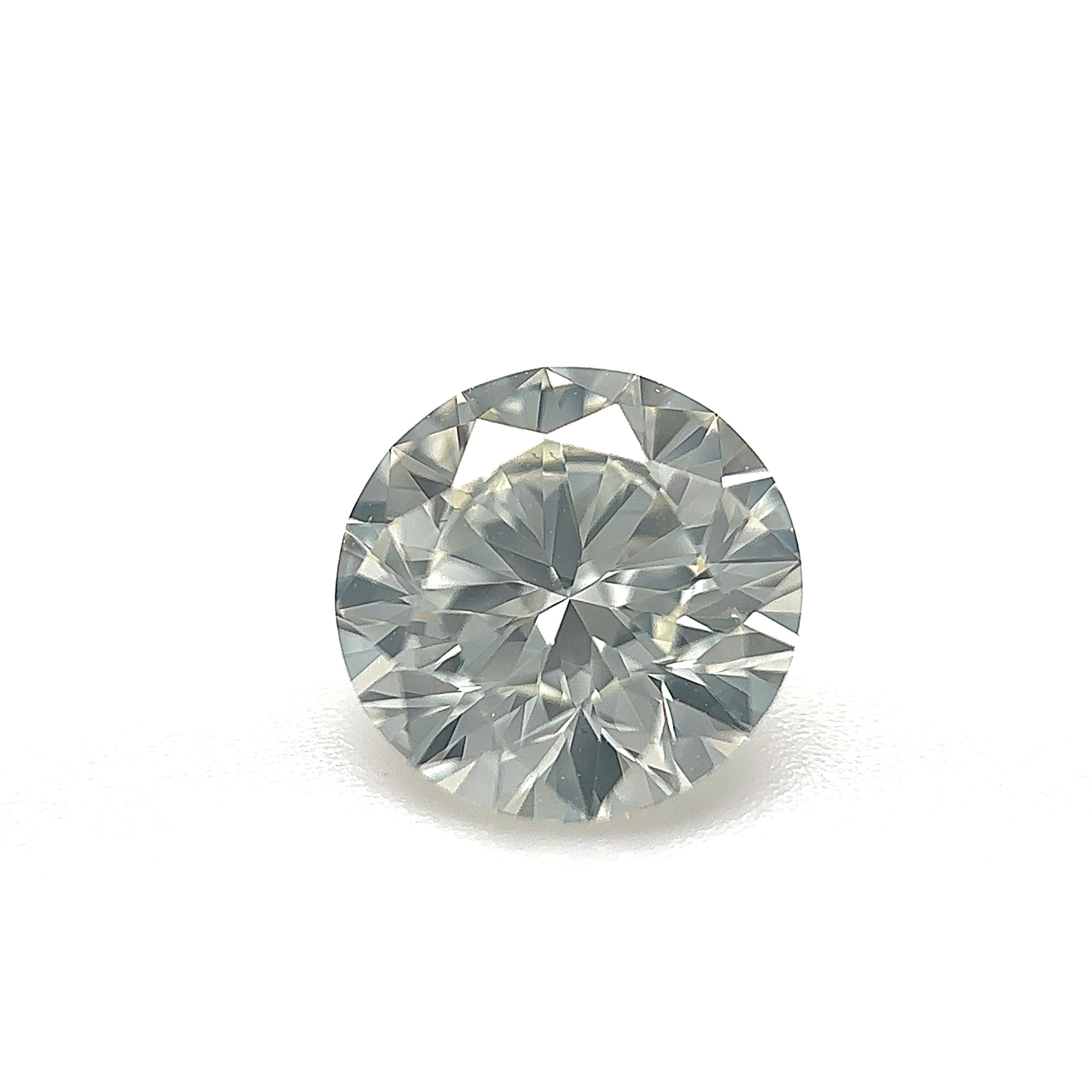 Diamant naturel brillant rond de 1.51 carats certifié par la GIA (bagues de fiançailles) Unisexe en vente