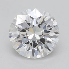 GIA Certified 1.51 Carat Round Vintage Prong Set Tulip Diamond Ring