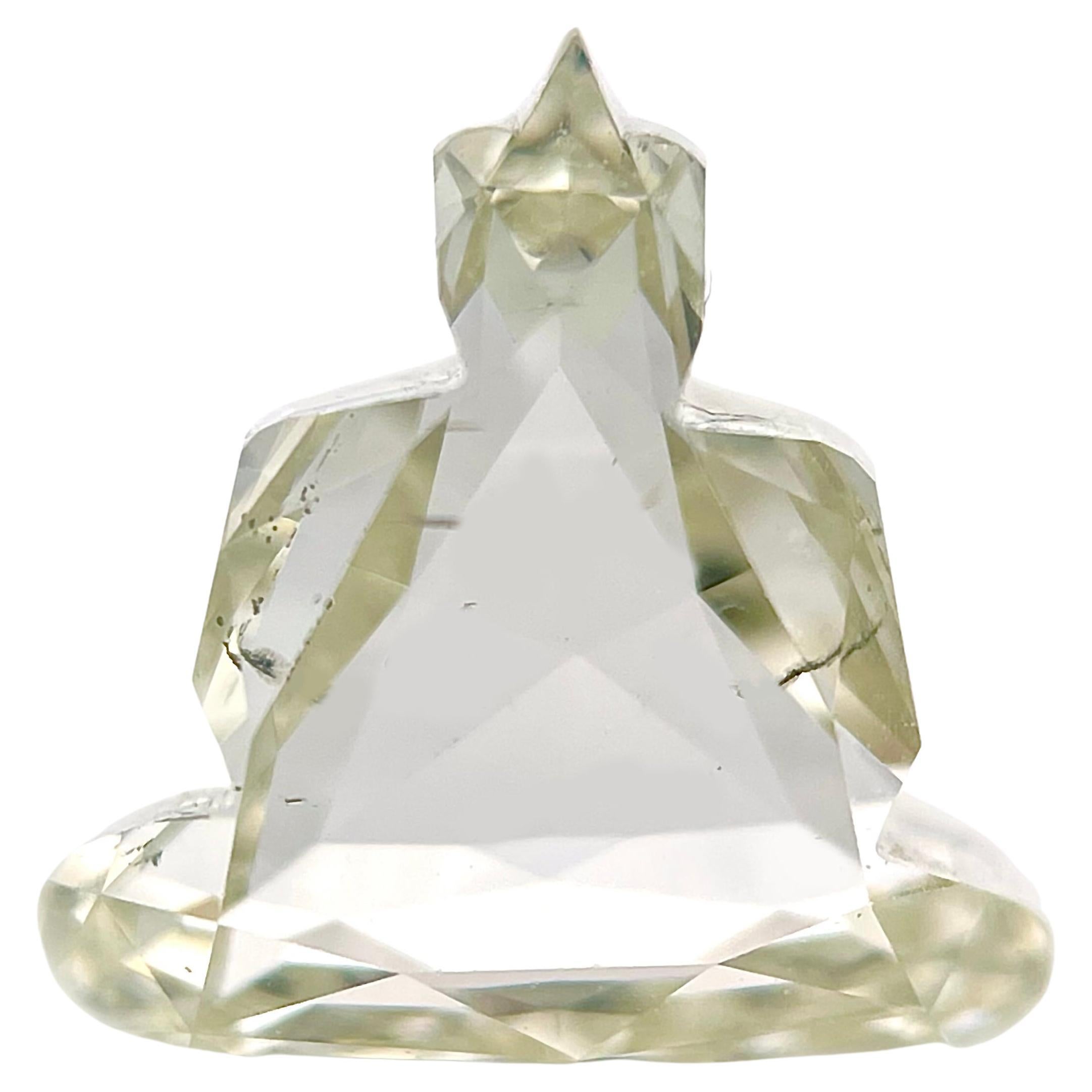 Rare diamant de Bouddha de 1,53 carat certifié GIA N SI2