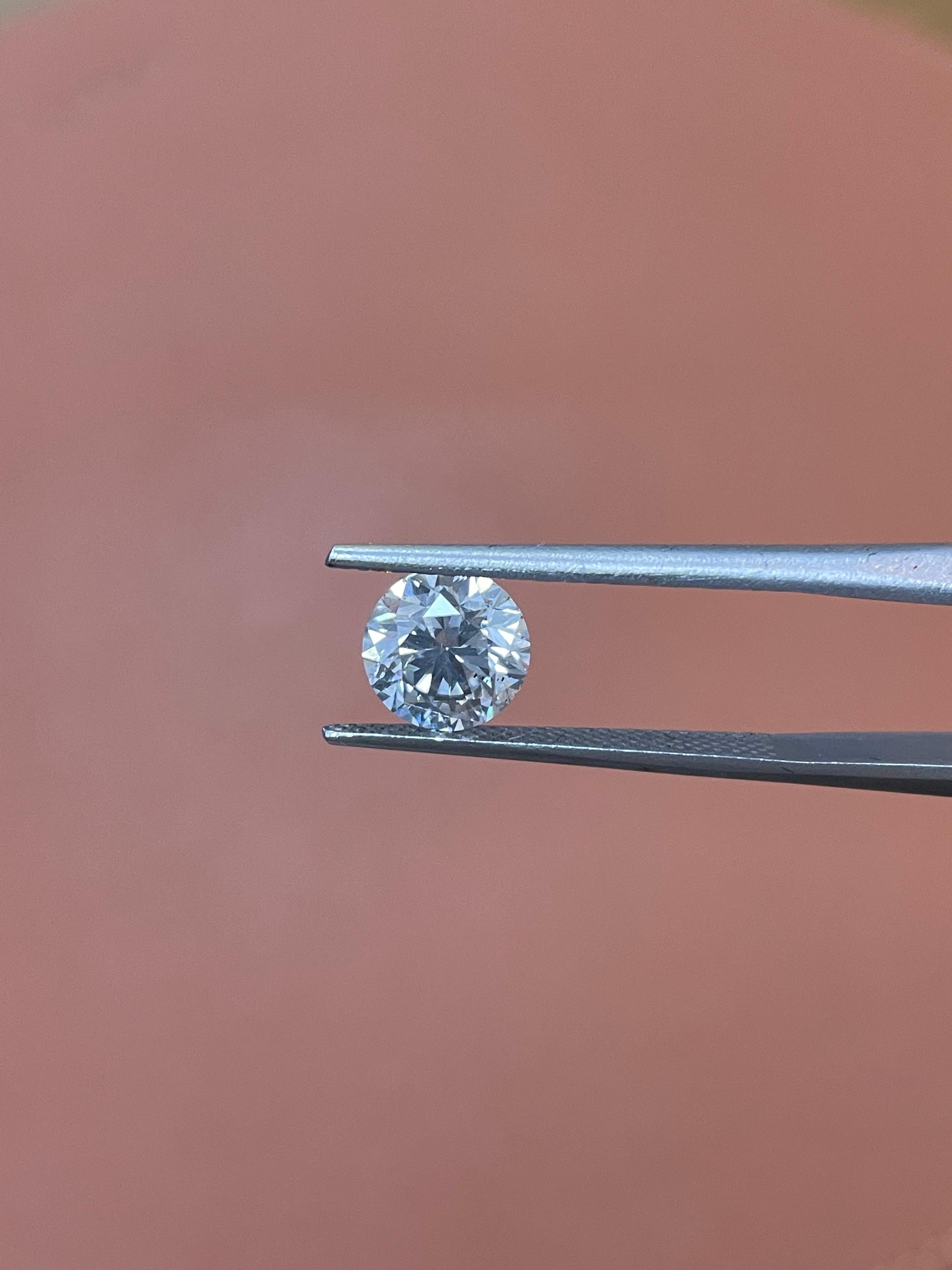 GIA-zertifizierter 1,53 Karat schwarzer, schwarzer I1 runder Brillant-Naturdiamant (Brillantschliff) im Angebot
