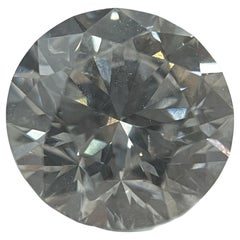 GIA Certified 1.53 Carat Faint Gray I1 Round Brilliant Natural Diamond