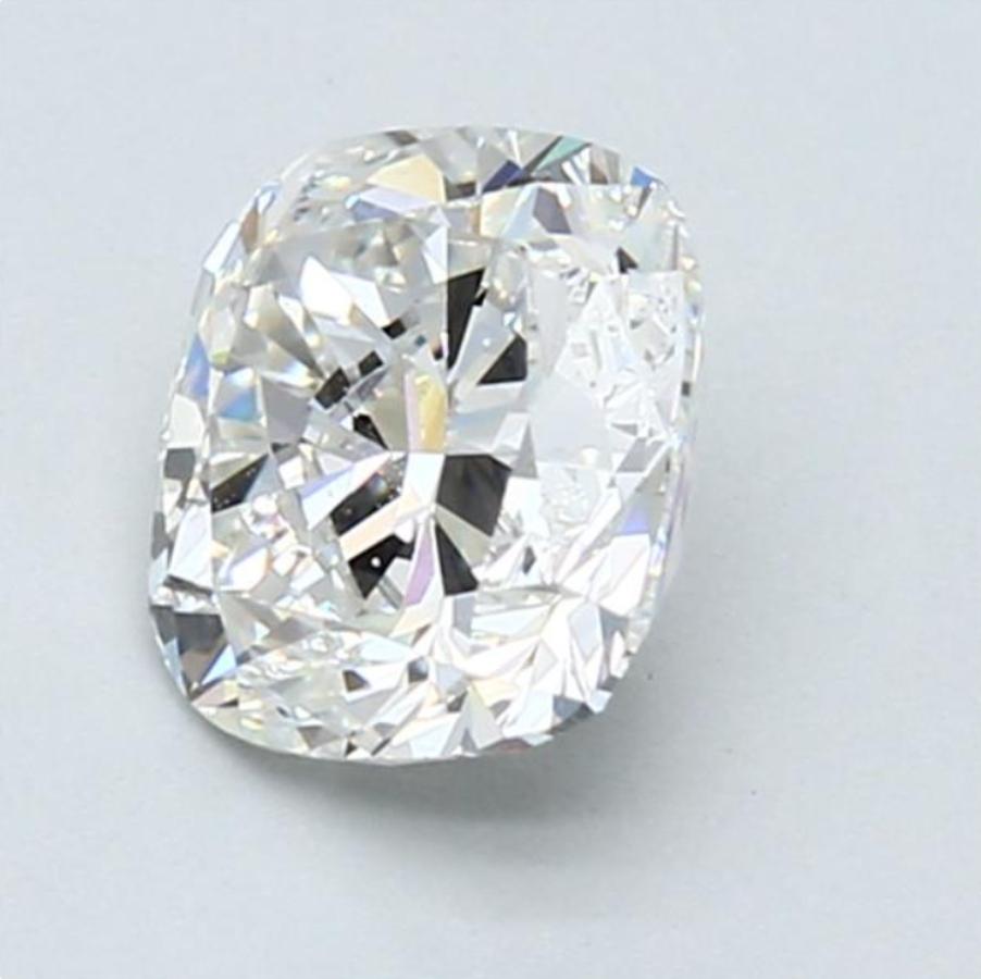 Cushion Cut Gia Certified 1.53 Carat White Cushion Brilliant Cut Loose Natural Diamond For Sale