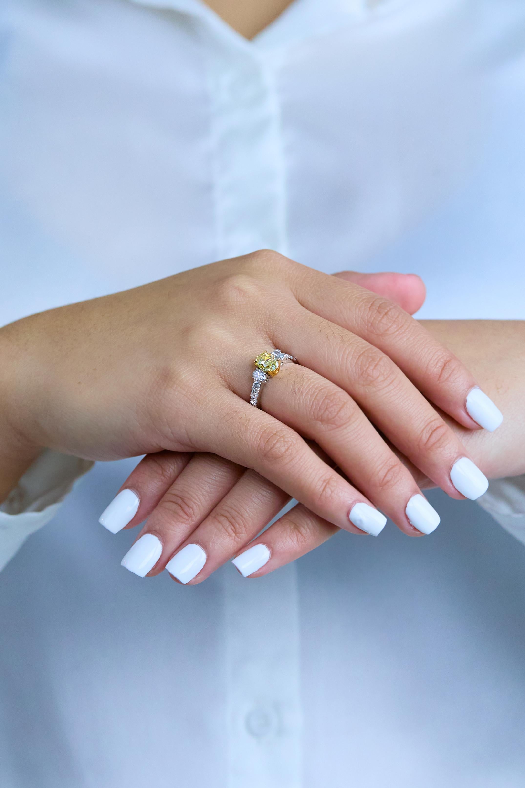 three stone engagement rings greenville de