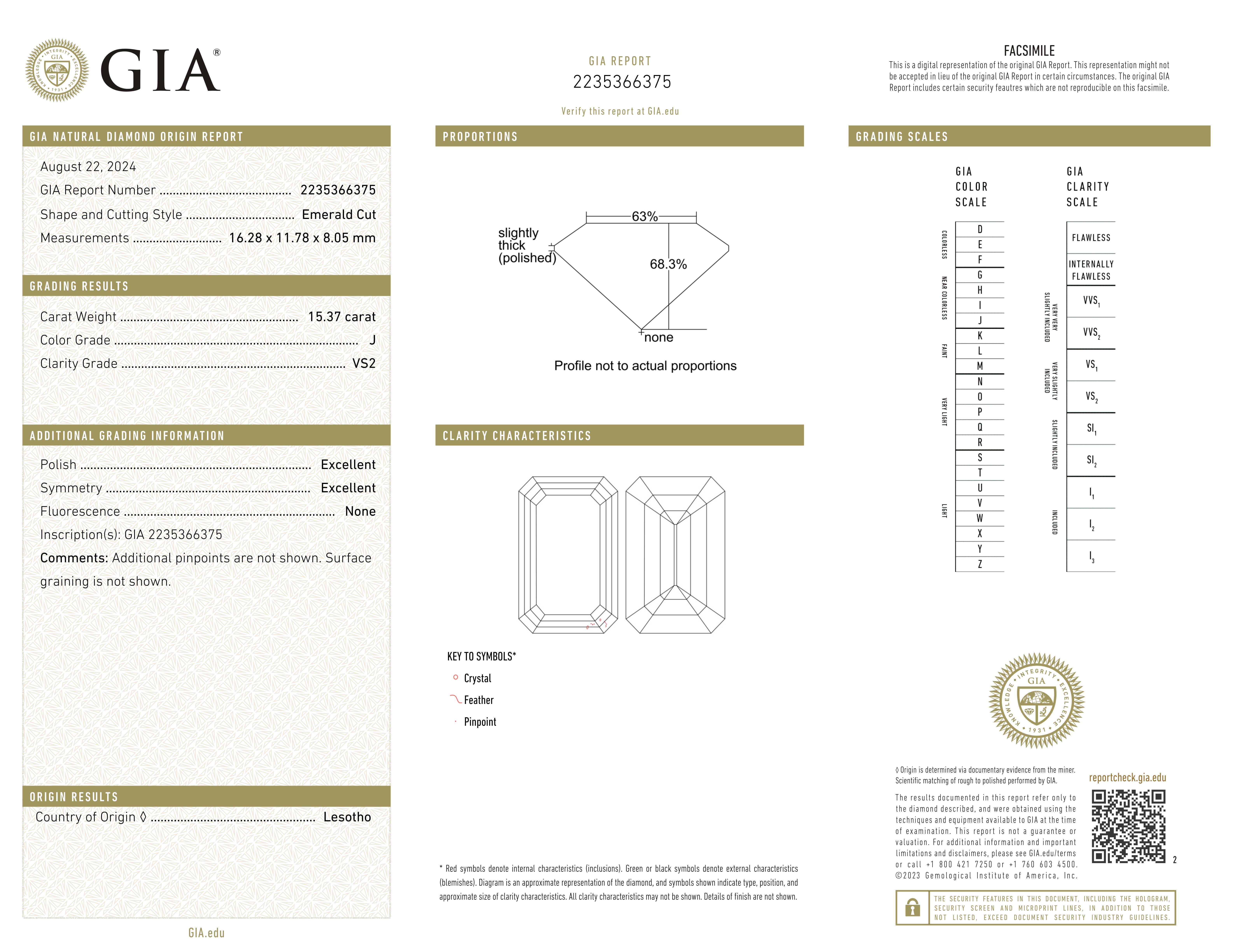 GIA zertifizierter 15,37 Karat Smaragd Diamant Verlobungsring (Moderne) im Angebot