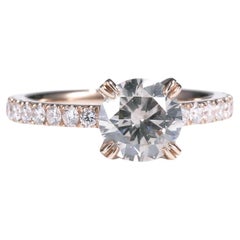 GIA Certified 1.53ct M-Color Exquisite Natural Diamond Engagement Ring (anello di fidanzamento con diamanti naturali)