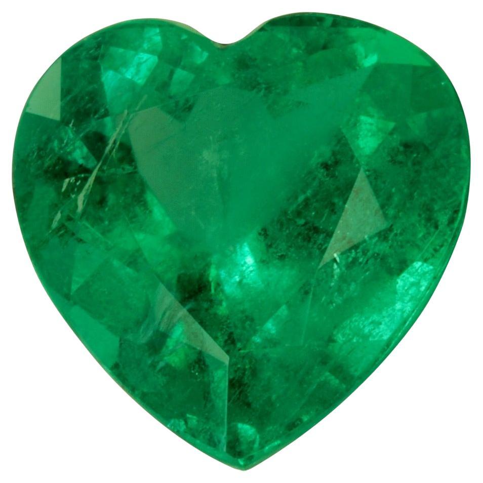 GIA Certified 1.55 Carat Natural Colombian Emerald  For Sale