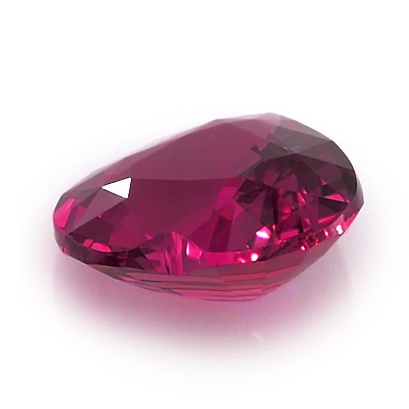 Natural Unheated Pink Sapphire Gemstone 1.56 carats with GIA Report / JupiterGem In New Condition For Sale In Los Angeles, CA