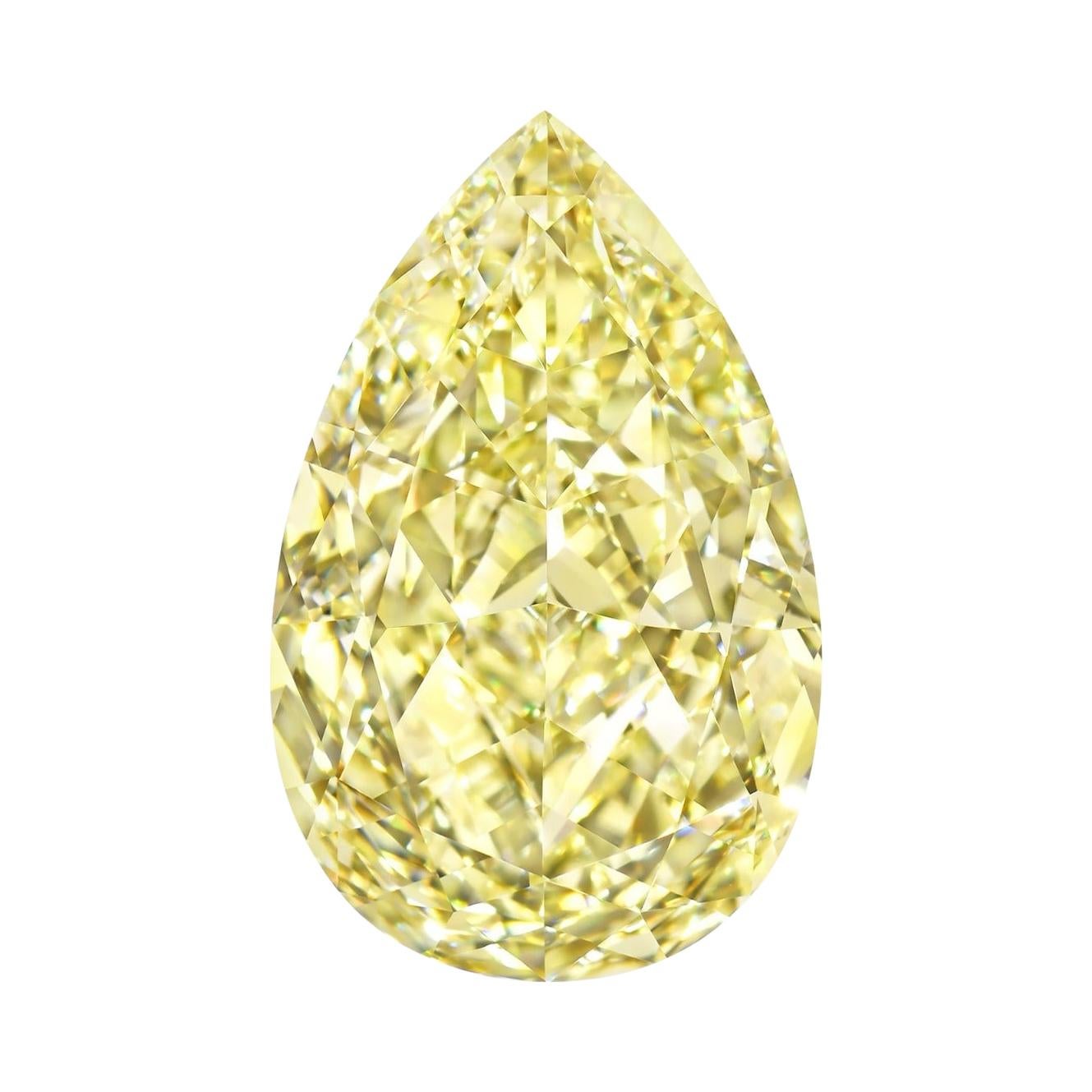 GIA Certified 15.63 Carat Fancy Yellow Diamond for Bespoke Jewel For Sale